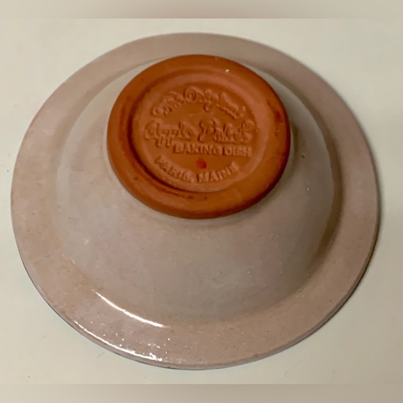Vintage Unused Glazed Clay Pottery ORIGINAL APPLE BAKER - Picture 11 of 15